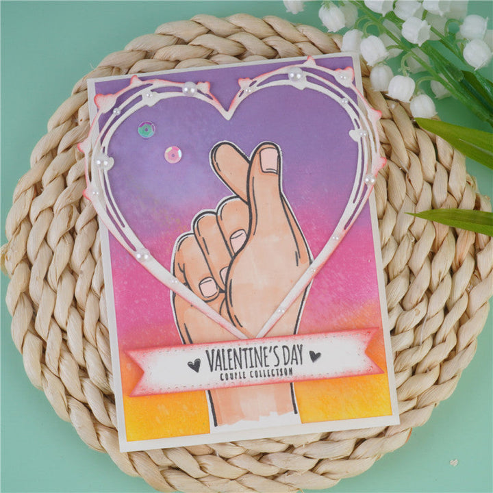 Kokorosa Exquisite Love Frame Metal Cutting Dies