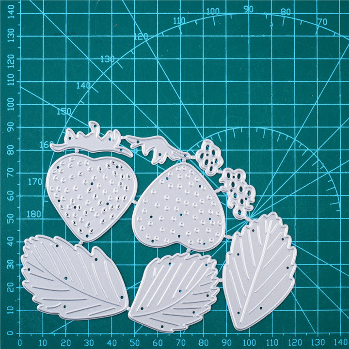 Kokorosa Metal Cutting Dies with Heart Shaped Strawberry