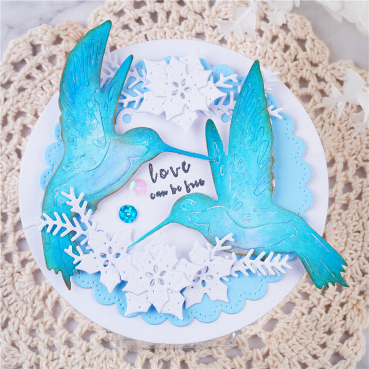 Kokorosa Metal Cutting Dies with Flying Hummingbirds