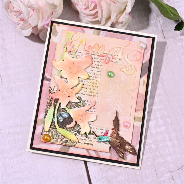 Kokorosa Metal Cutting Dies With Bird And Lily