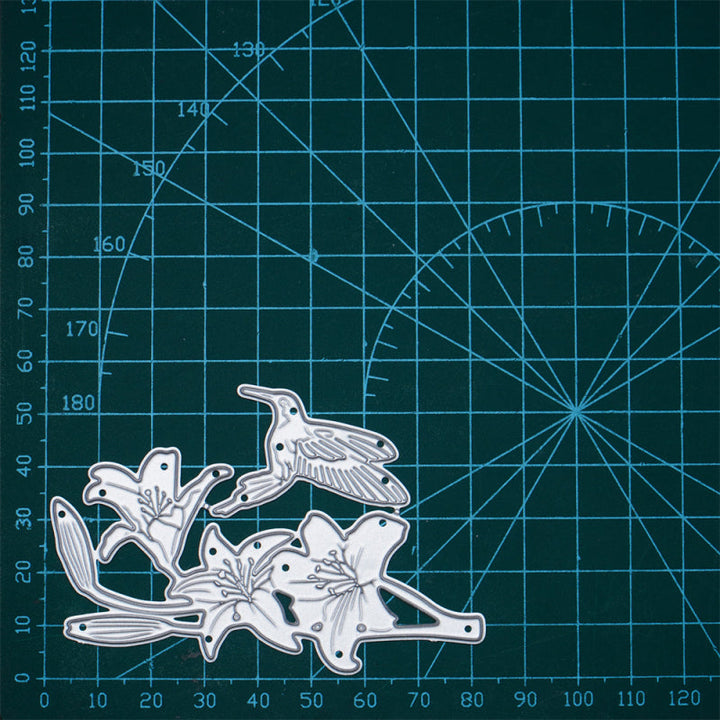 Kokorosa Metal Cutting Dies With Bird And Lily