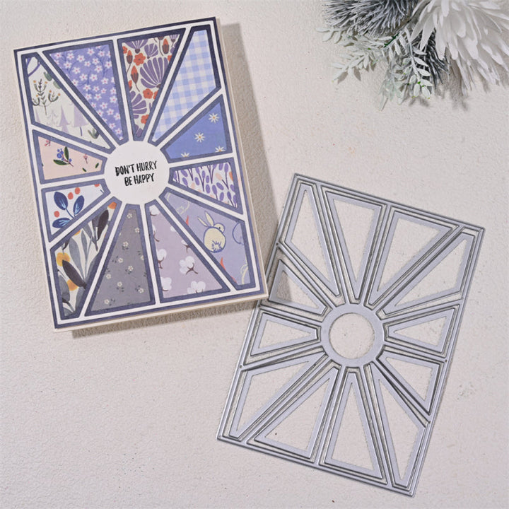 Kokorosa Metal Cutting Dies With Line Hollow Background Board