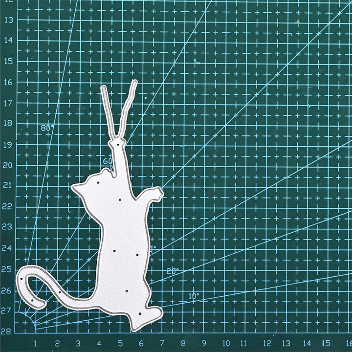Kokorosa Metal Cutting Dies With Naughty Kitten