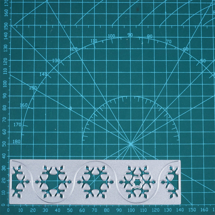 Kokorosa Metal Cutting Dies With Snowflake Border