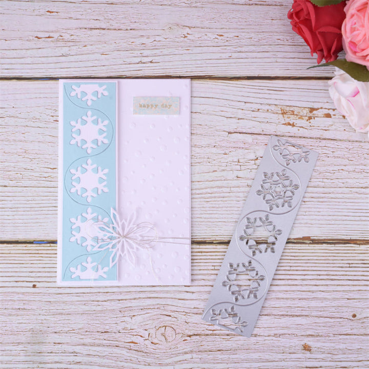 Kokorosa Metal Cutting Dies With Snowflake Border