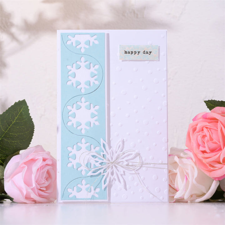 Kokorosa Metal Cutting Dies With Snowflake Border