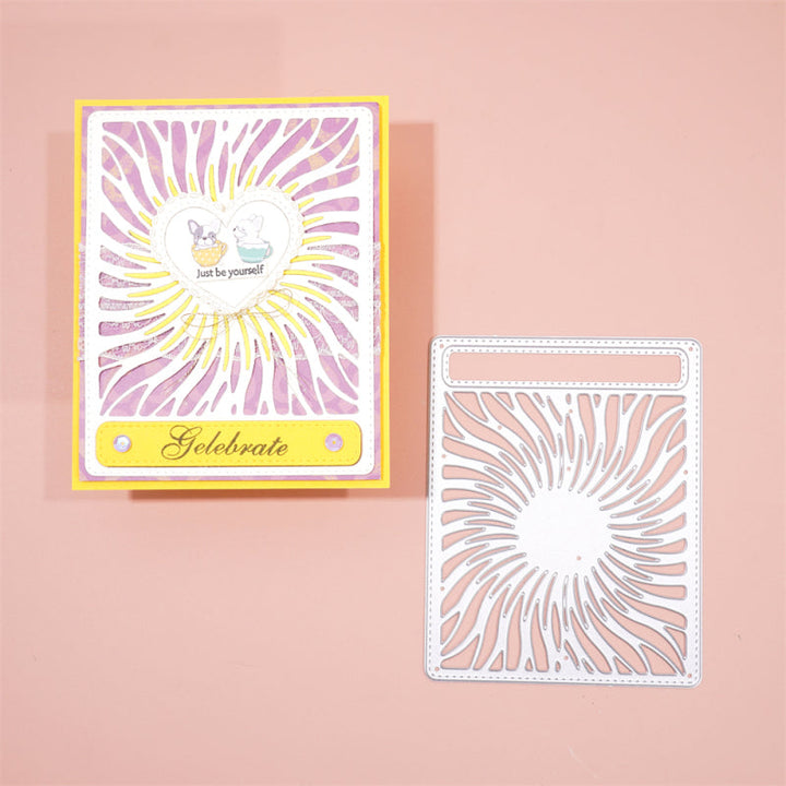 Kokorosa Metal Cutting Dies With Sunflower Background Board