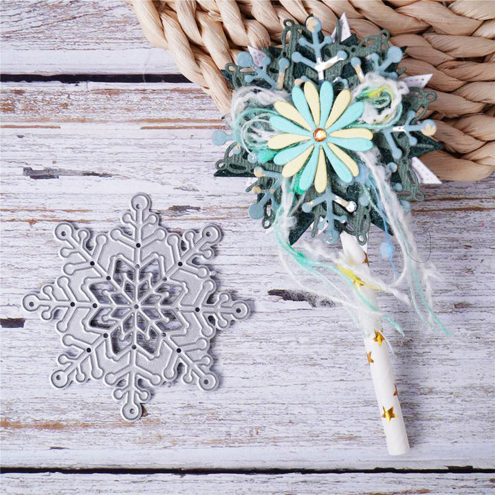 Kokorosa Metal Cutting Dies with 6pcs Snowflakes