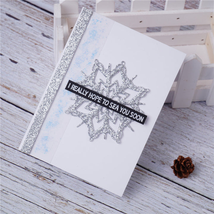 Kokorosa Metal Cutting Dies with 6pcs Snowflakes
