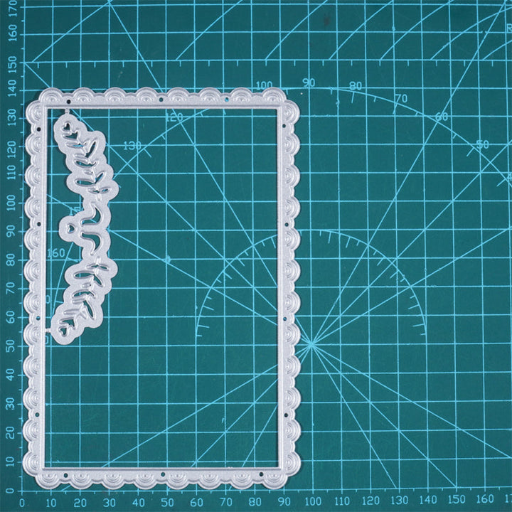 Kokorosa Metal Cutting Dies with Branches Decorative Lace Border