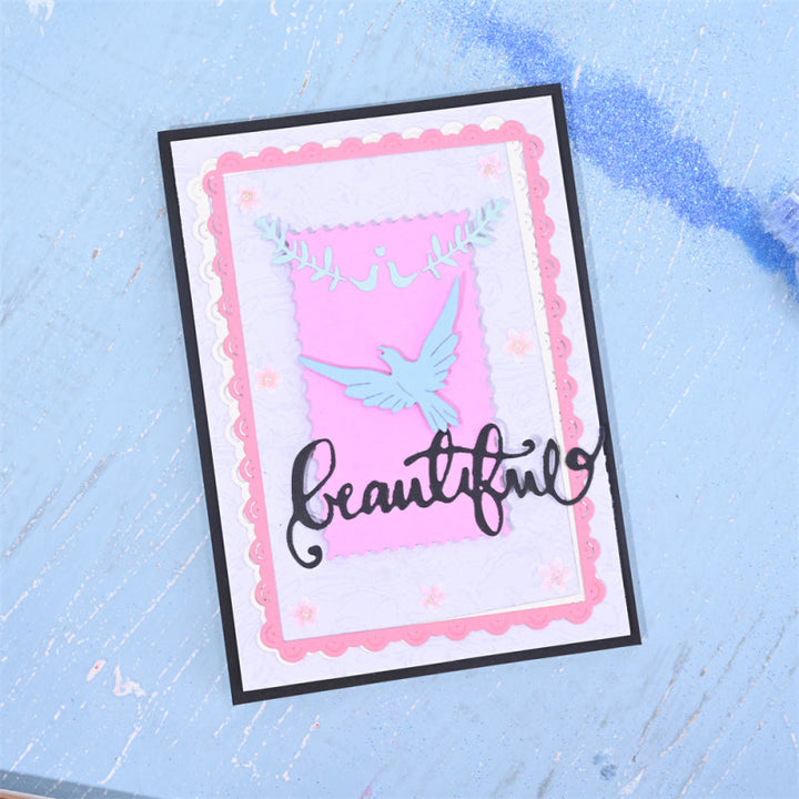 Kokorosa Metal Cutting Dies with Branches Decorative Lace Border