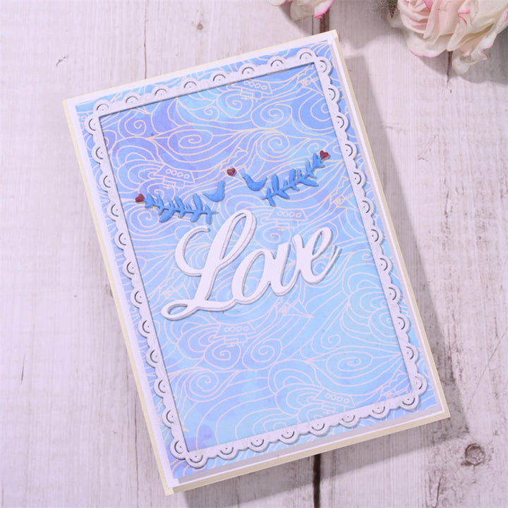 Kokorosa Metal Cutting Dies with Branches Decorative Lace Border