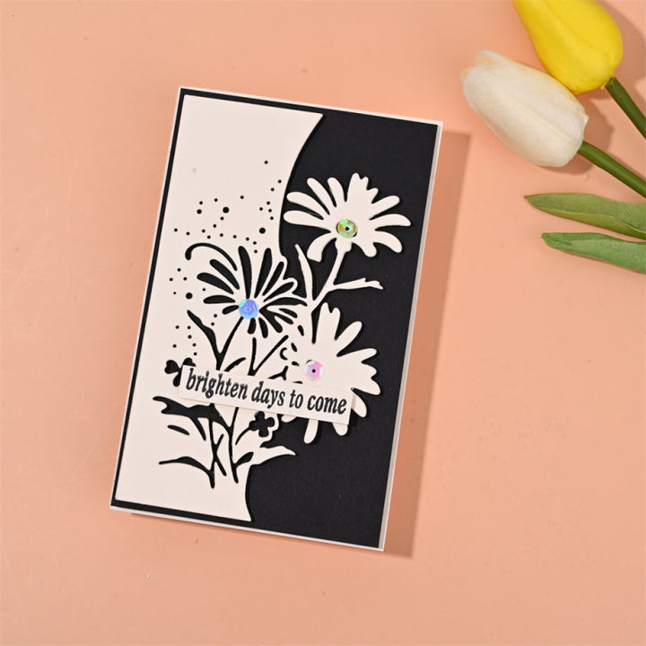 Kokorosa Metal Cutting Dies with Daisy Background Board