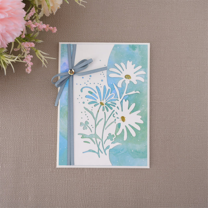 Kokorosa Metal Cutting Dies with Daisy Background Board