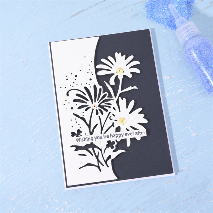 Kokorosa Metal Cutting Dies with Daisy Background Board