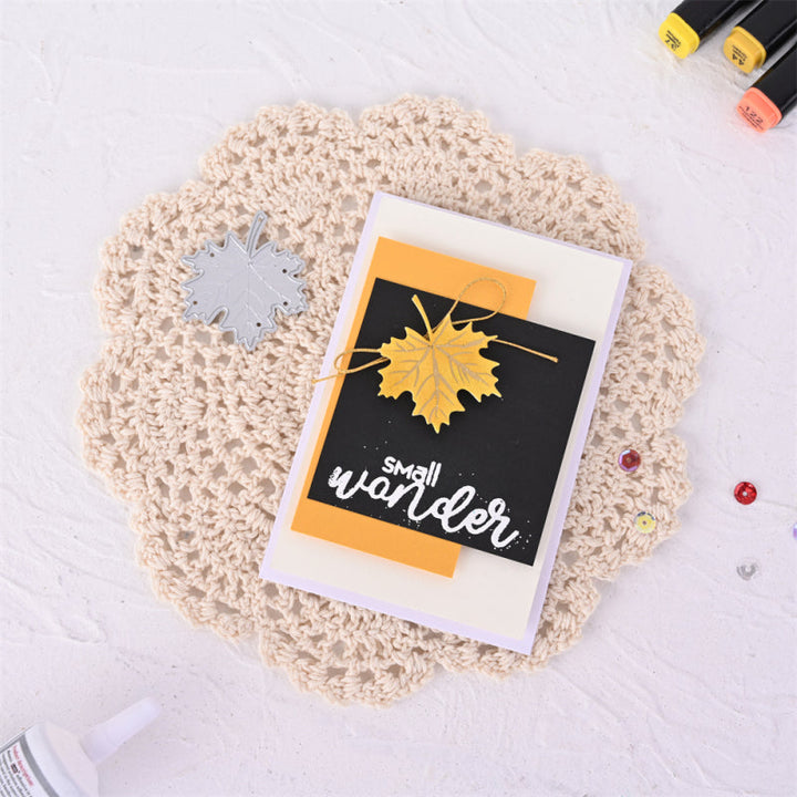 Kokorosa Metal Cutting Dies with Falling Autumn Leaves