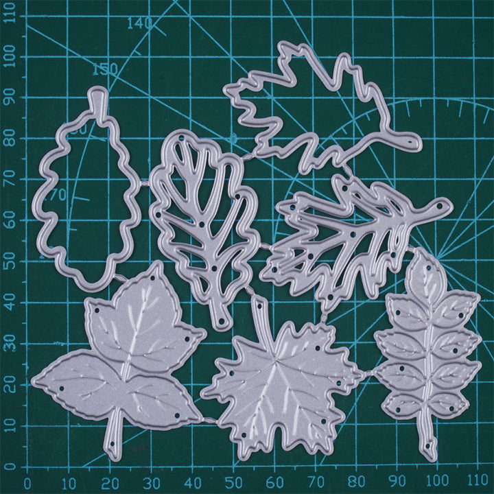 Kokorosa Metal Cutting Dies with Falling Autumn Leaves