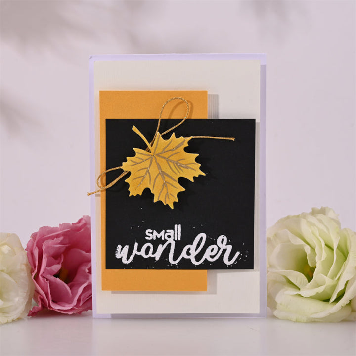 Kokorosa Metal Cutting Dies with Falling Autumn Leaves