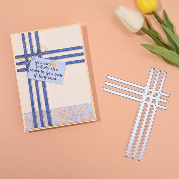 Kokorosa Metal Cutting Dies with Gift Ribbon Background Board