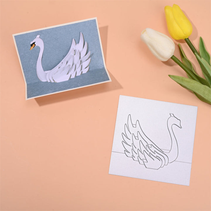 Kokorosa Metal Cutting Dies with Graceful Swan