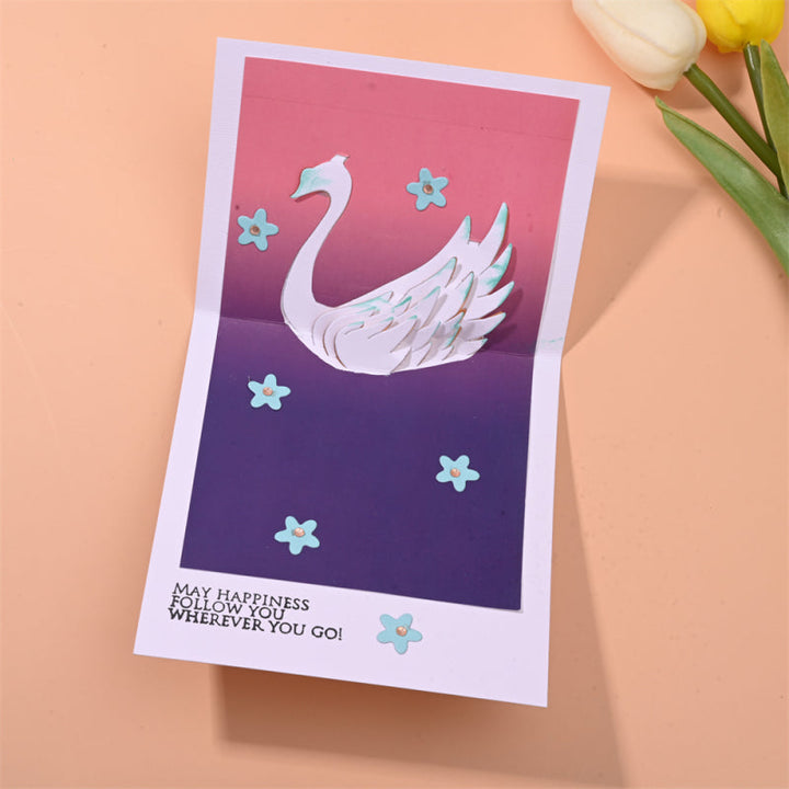 Kokorosa Metal Cutting Dies with Graceful Swan
