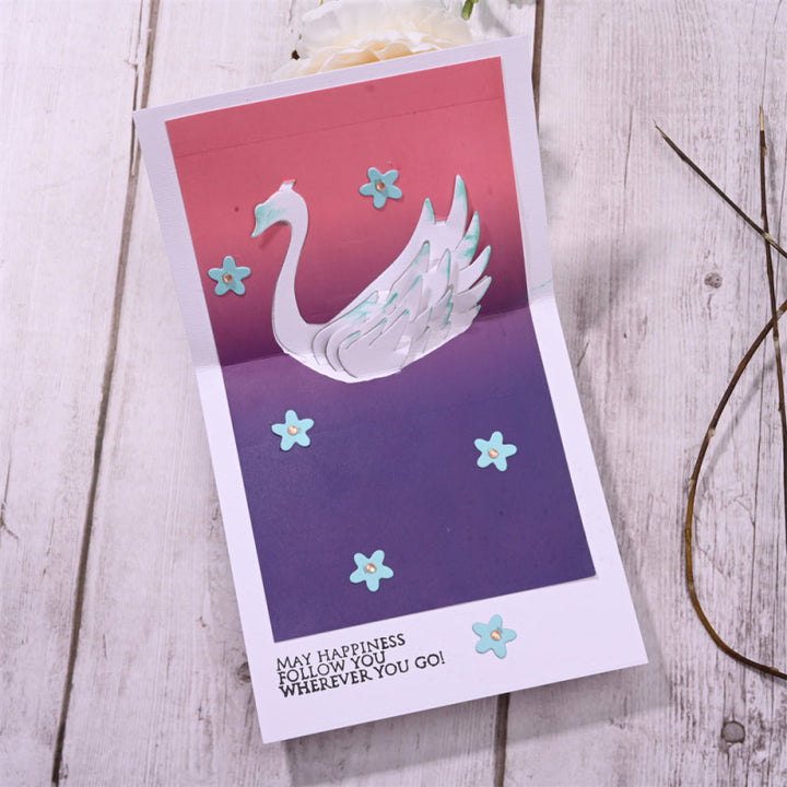 Kokorosa Metal Cutting Dies with Graceful Swan