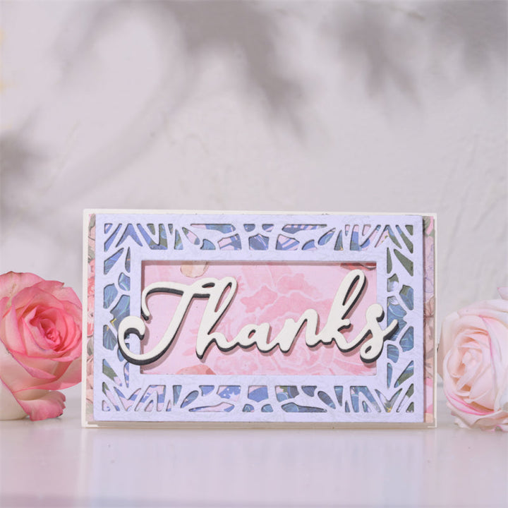 Kokorosa Metal Cutting Dies with Hollow Rectangular Border