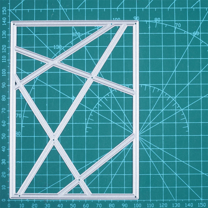 Kokorosa Metal Cutting Dies with Interlaced Lines Background Board
