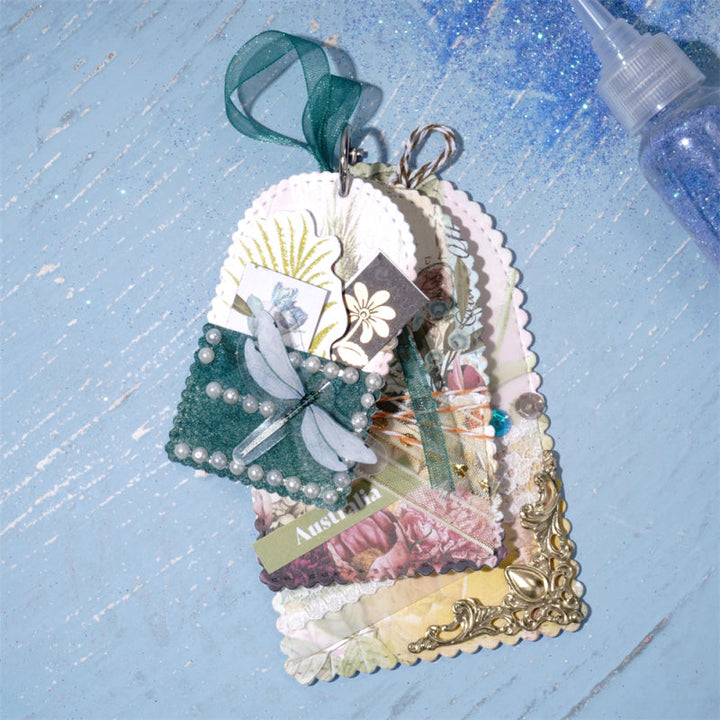 Kokorosa Metal Cutting Dies with Lace Arch Label