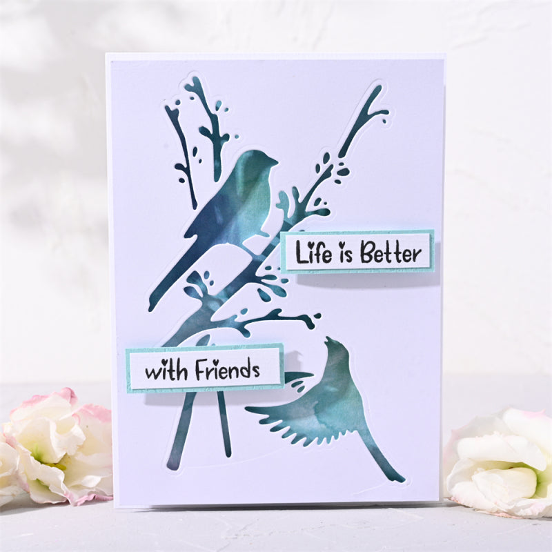 Metal Cutting Dies with Naughty Birds Die Cuts for Card Making ...
