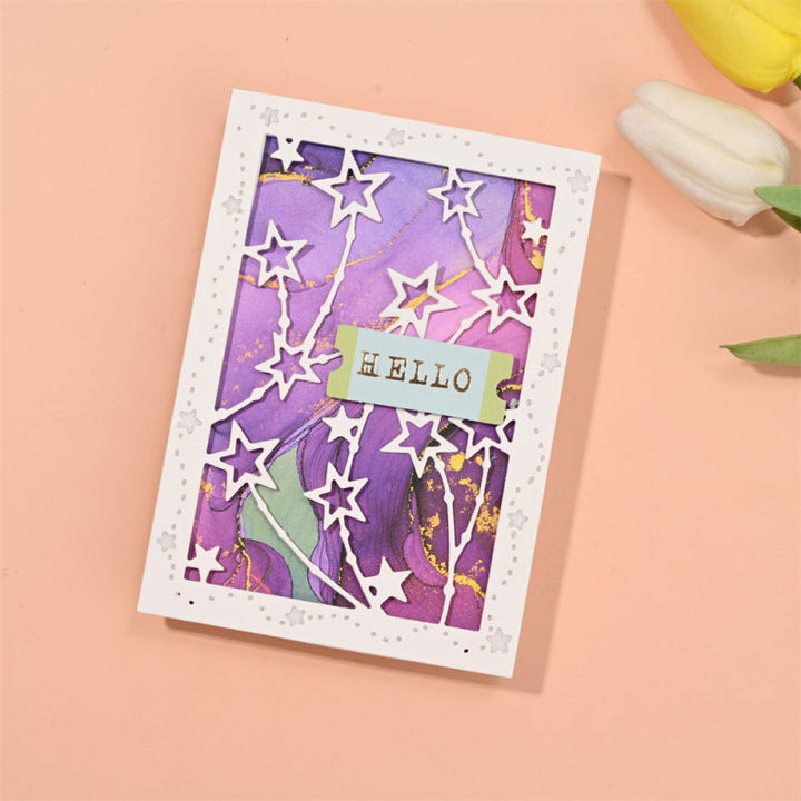 Kokorosa Metal Cutting Dies with Starry Background Board