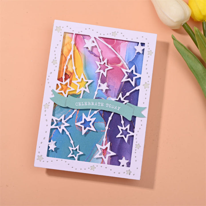 Kokorosa Metal Cutting Dies with Starry Background Board