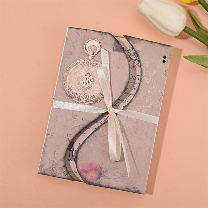 Kokorosa Metal Cutting Dies with Wavy Line Foldable Card Cover