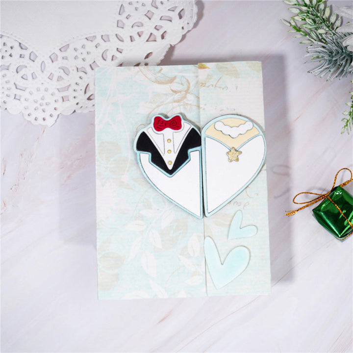 Kokorosa Metal Cutting Dies with Wedding Clothing