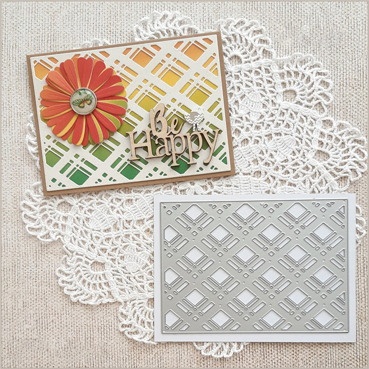 Kokorosa Rhombus Background Board Metal Cutting Dies