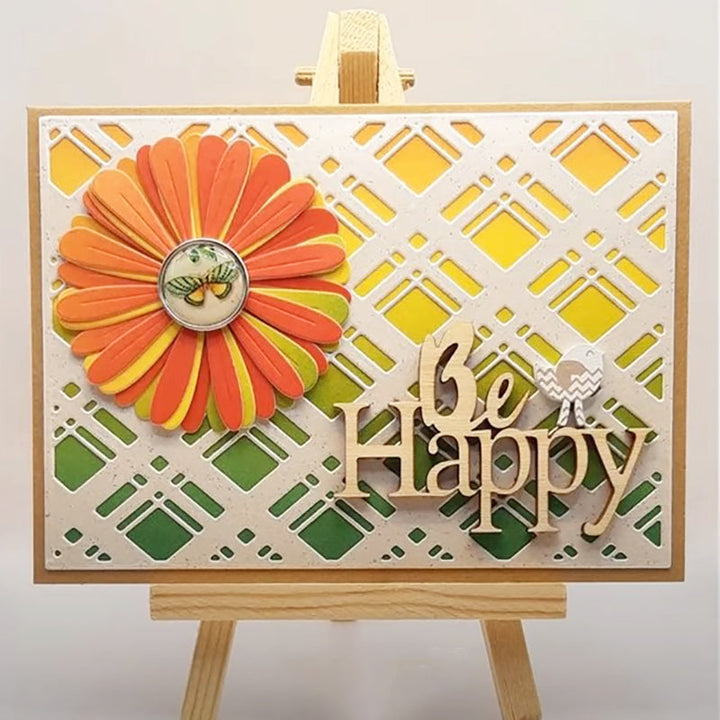 Kokorosa Rhombus Background Board Metal Cutting Dies