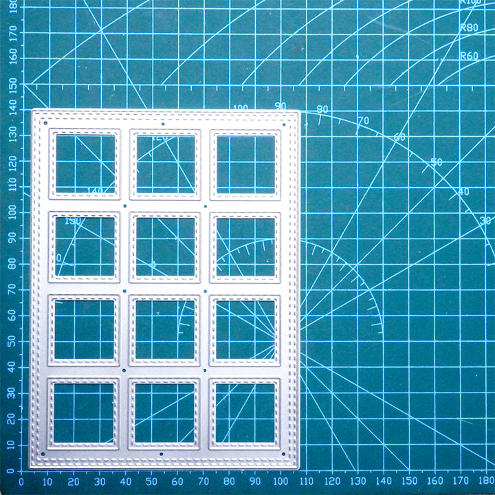 Kokorosa Metal Cutting Dies with Small Square Background Board
