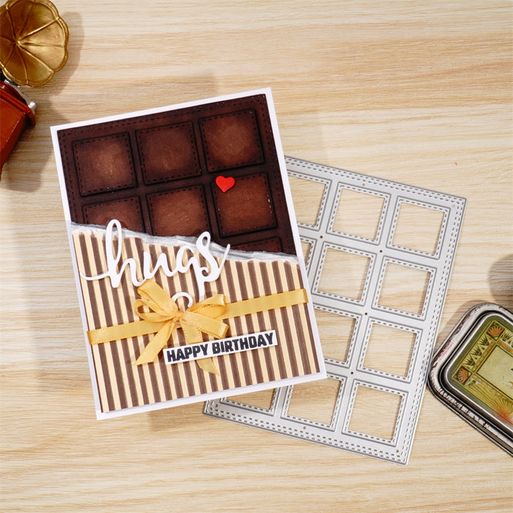Kokorosa Metal Cutting Dies with Small Square Background Board