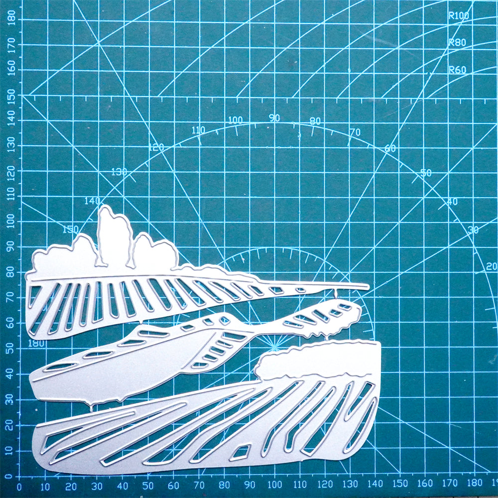 Kokorosa Metal Cutting Dies with Wheatfield Border
