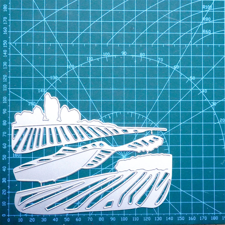 Kokorosa Metal Cutting Dies with Wheatfield Border
