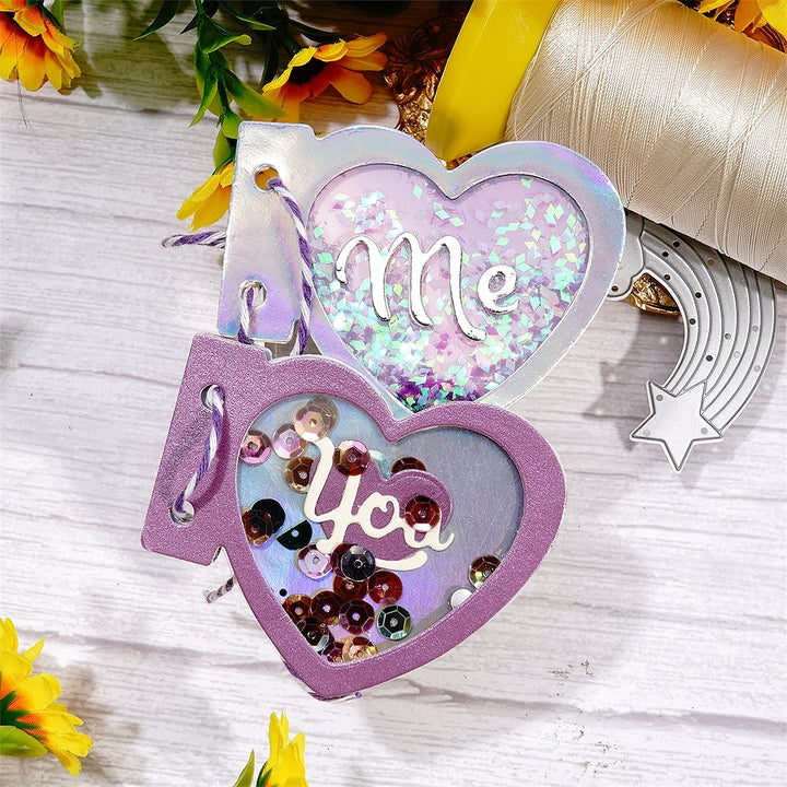 Kokorosa Metal Cutting Dies With You and Me Coffee Cup