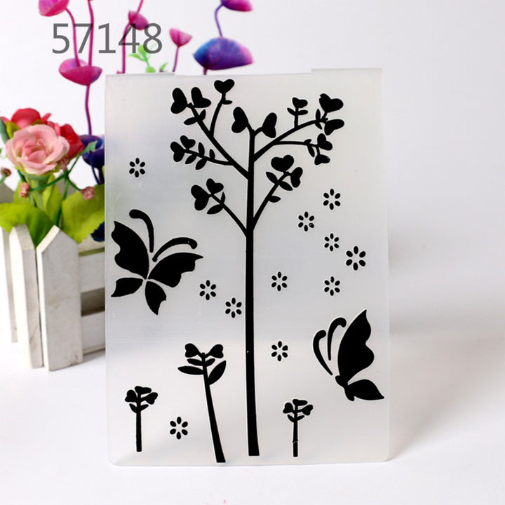 Kokorosa Nature Collection Plastic Embossed File Folder