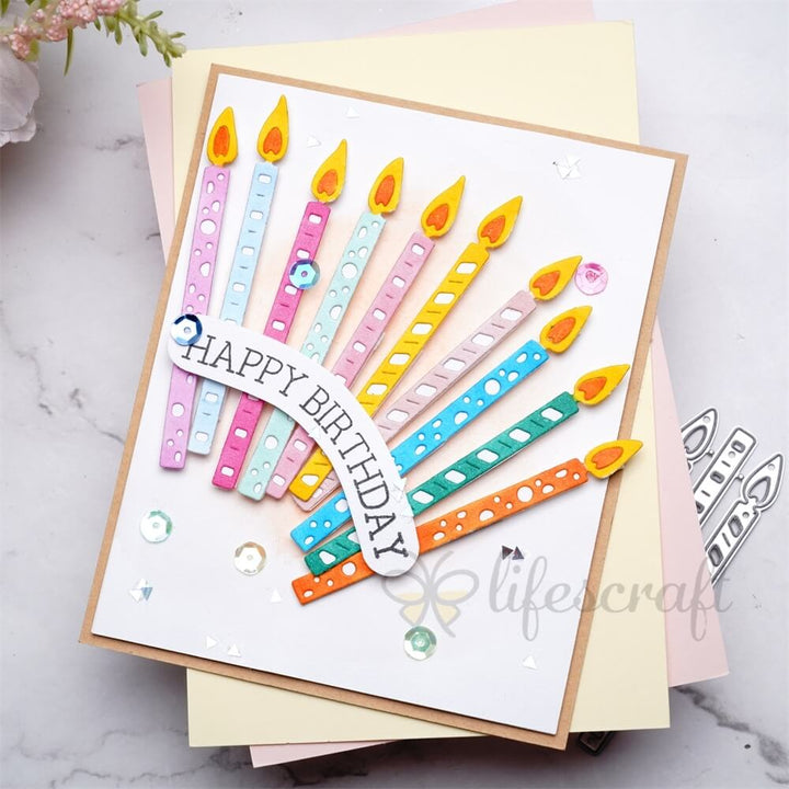 Kokorosa Metal Cutting Dies with Lovely Candles