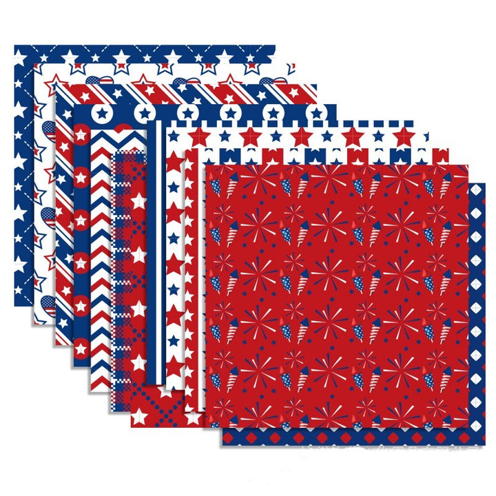 Kokorosa American Independence Day Scrapbook & Cardstock Paper