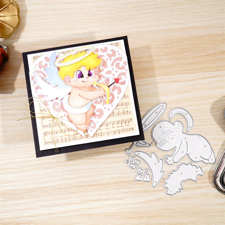 Kokorosa Metal Cutting Dies with Cute Cupids