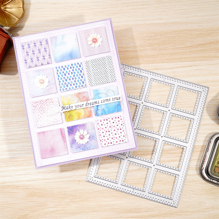 Kokorosa Metal Cutting Dies with Small Square Background Board