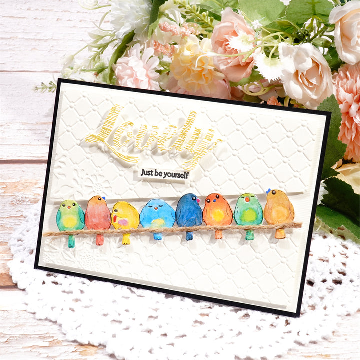 Kokorosa Metal Cutting Dies With Row of Birds