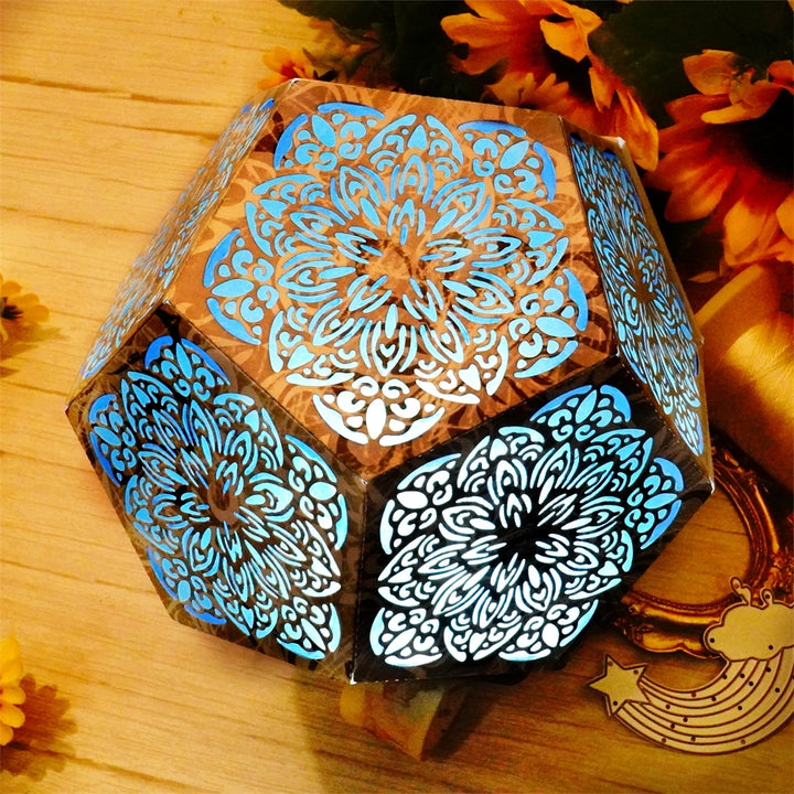 Kokorosa Metal Cutting Dies with 3D Flower Night Shade