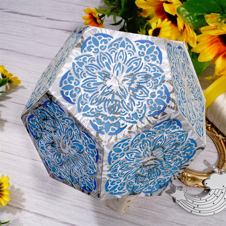 Kokorosa Metal Cutting Dies with 3D Flower Night Shade