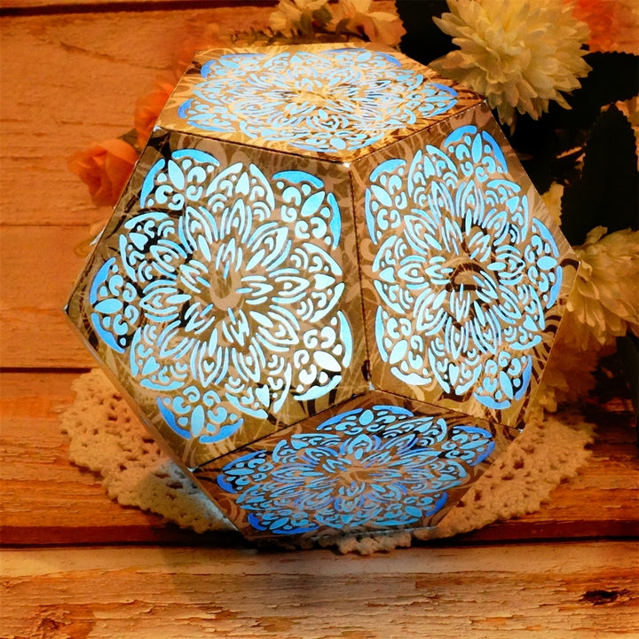 Kokorosa Metal Cutting Dies with 3D Flower Night Shade
